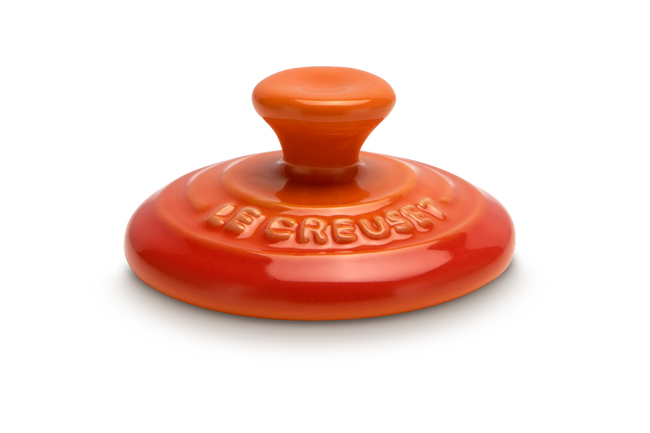 Stoneware Round Magnet Flame image number 1